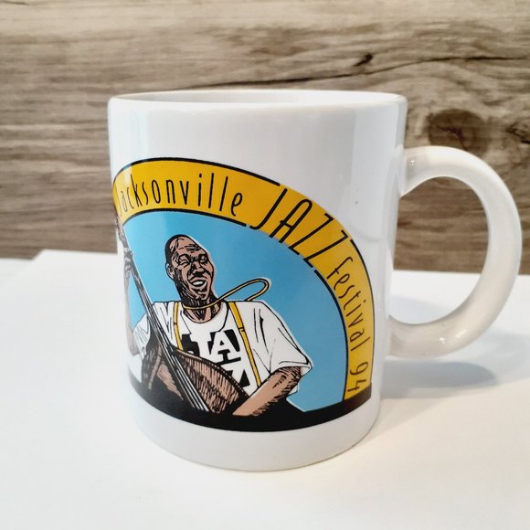 1994 Jacksonville JAZZ Festival Coffee Mug 15th annual - Picture 3 of 7